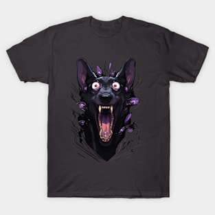 From Inside -  Demon Doberman Hell Hound Comic Horror art T-Shirt